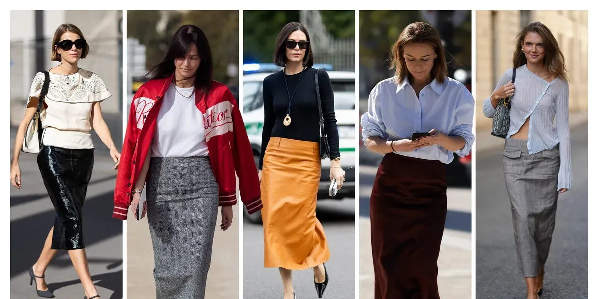 All the Fashion Girls Are Wearing This Tricky Length Skirt