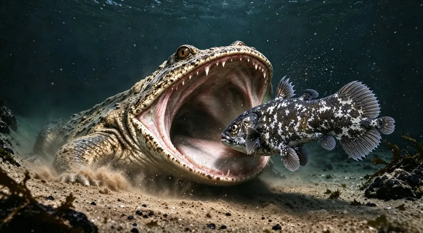 Armored amphibian lived entirely at sea 237 million years ago, fossils suggest