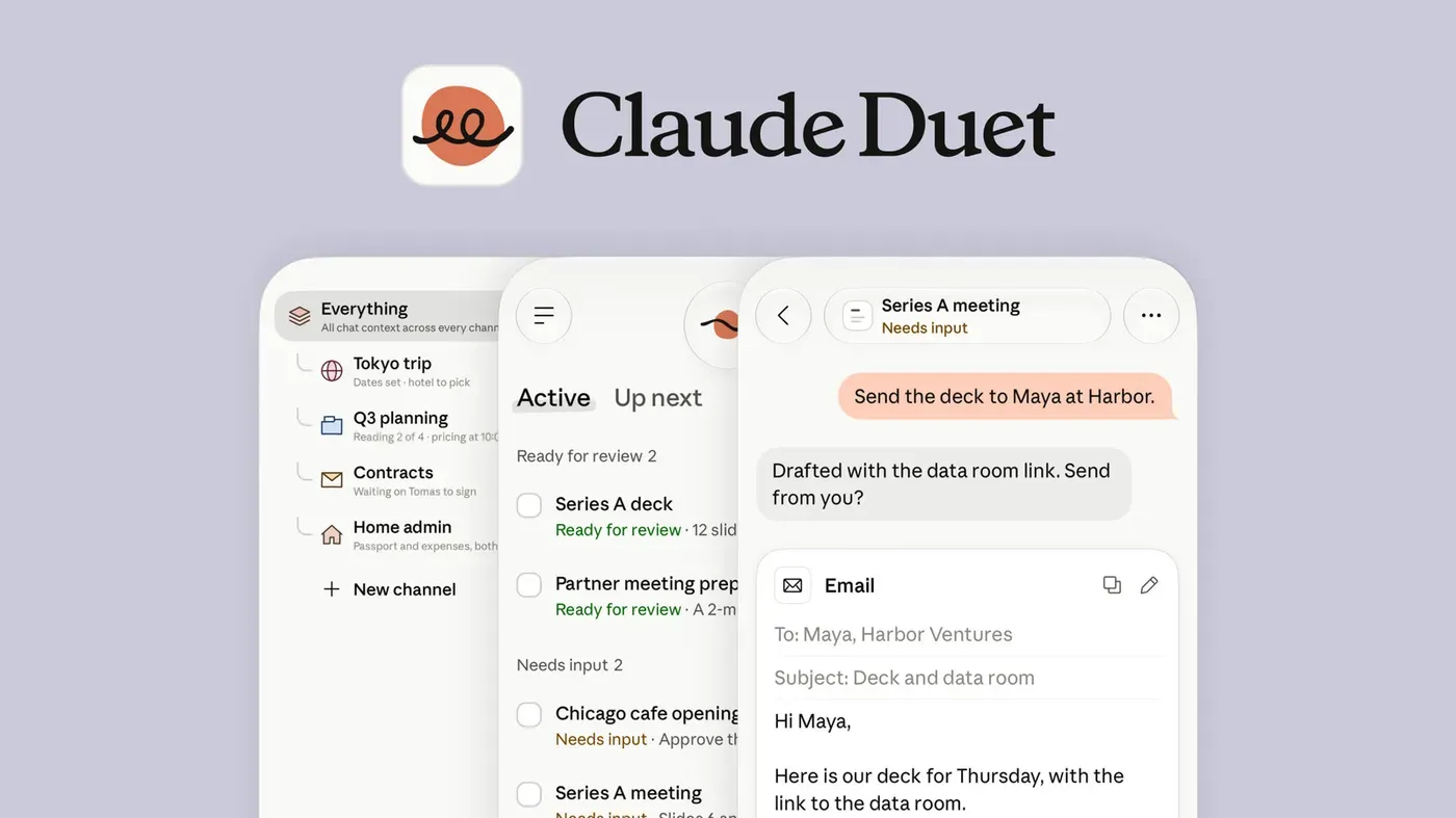 Claude Duet is Anthropic's answer to Meta Muse and OpenAI Dots