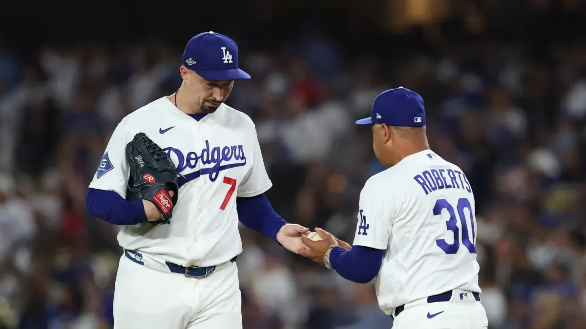 Dodgers manager Dave Roberts explains leaving Blake Snell in before costly back-to-back home runs in Game 3