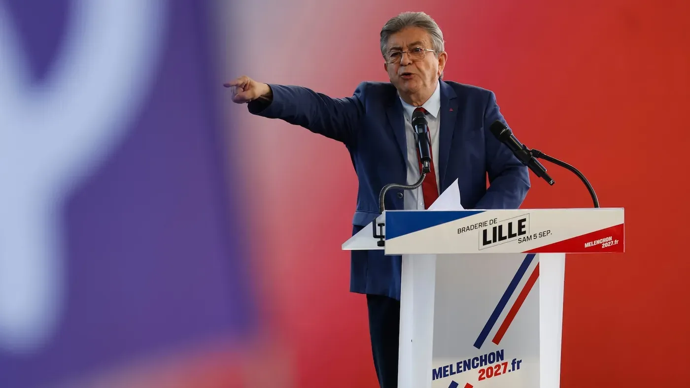 France's far-left presidential candidate cheers Gen Z school protests