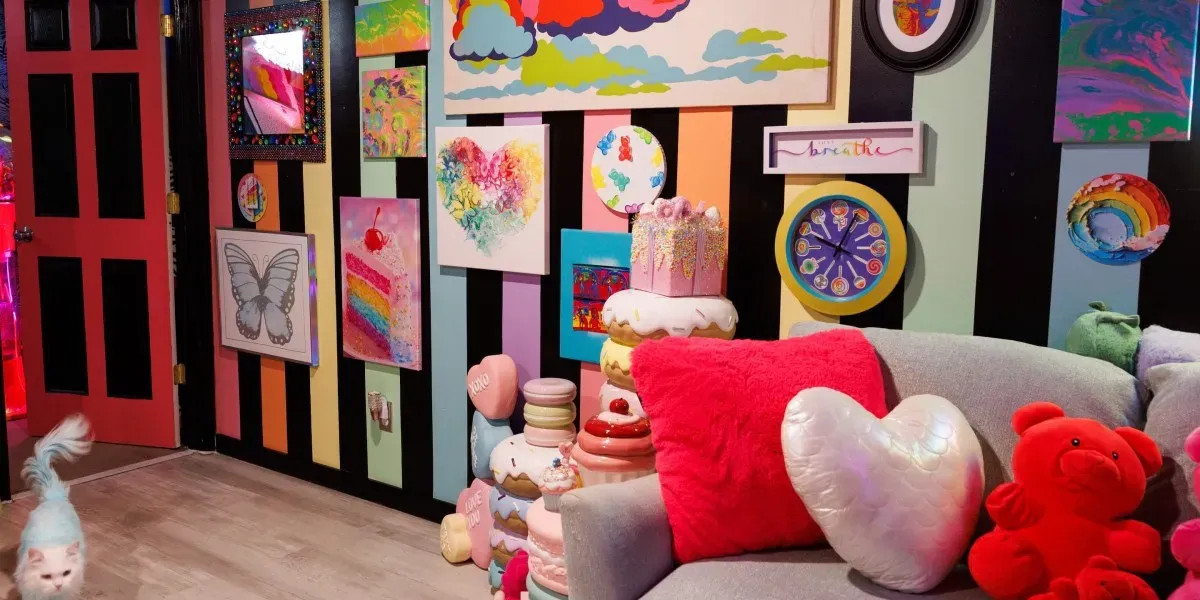 Gen Z is rejecting millennial beige and embracing the colorful ‘dopamine decor’ trend. Designers say it’s a coping mechanism