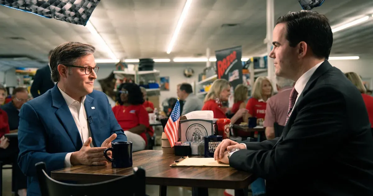 "Heaven forbid": Mike Johnson says he intends to stay on as GOP leader