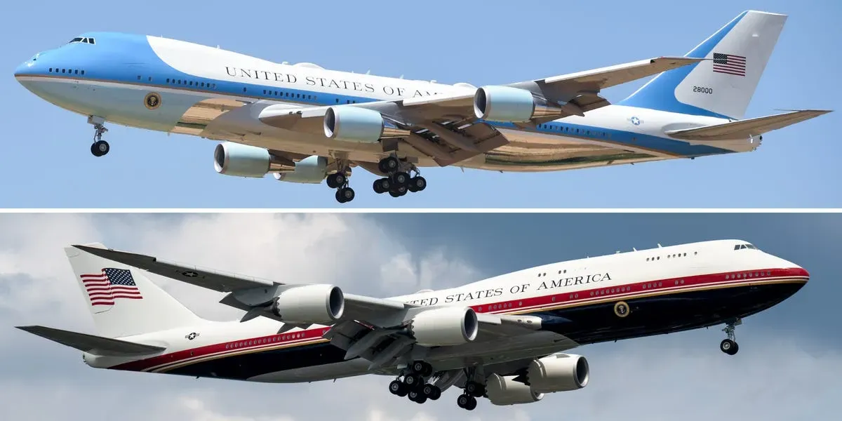 Here's how Trump's new Air Force One, a luxury jet from Qatar, compares to the outgoing presidential plane