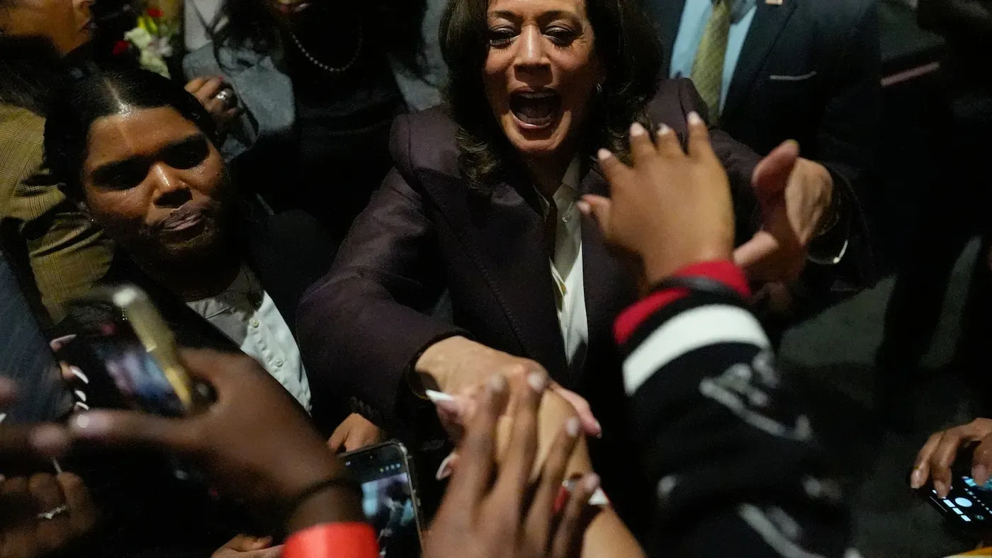 Kamala Harris urges a 'too big to rig' turnout for the midterms and tees off on Trump