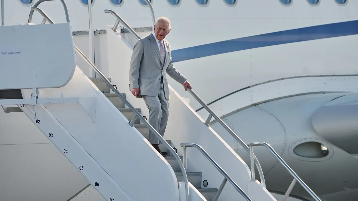 King Charles III arrives in Bahamas for official Caribbean trip