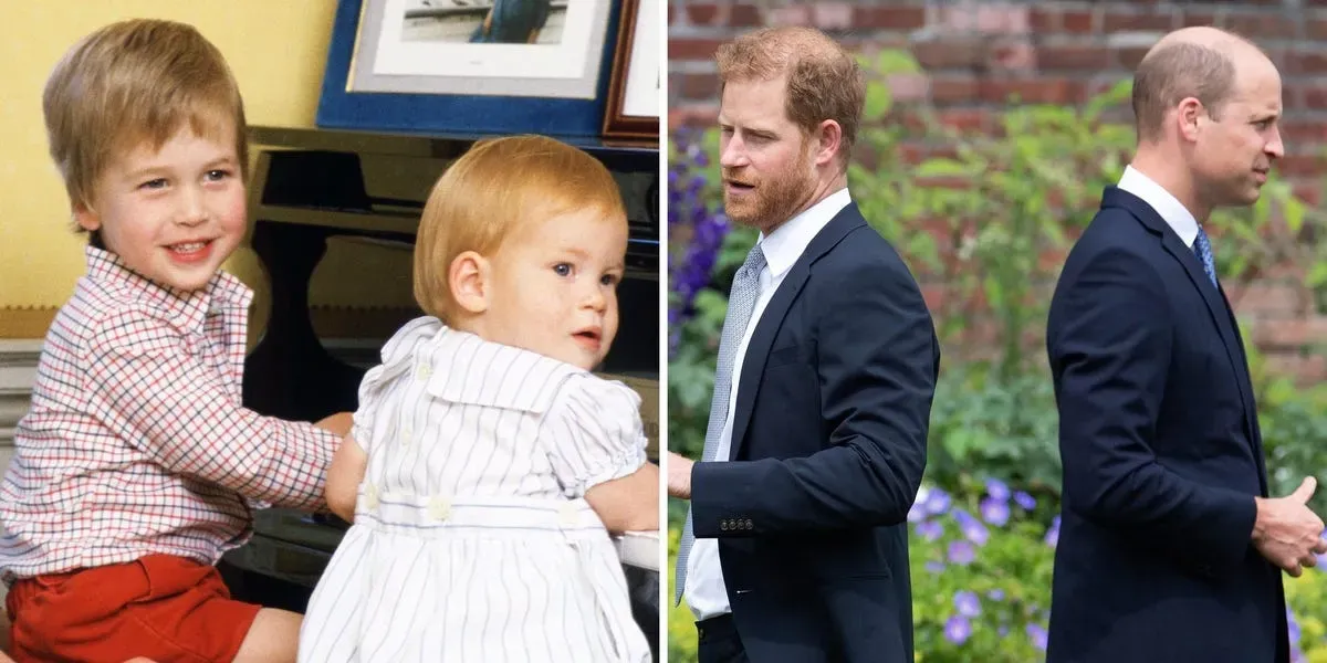Photos show how Prince Harry and Prince William's relationship has changed through the years