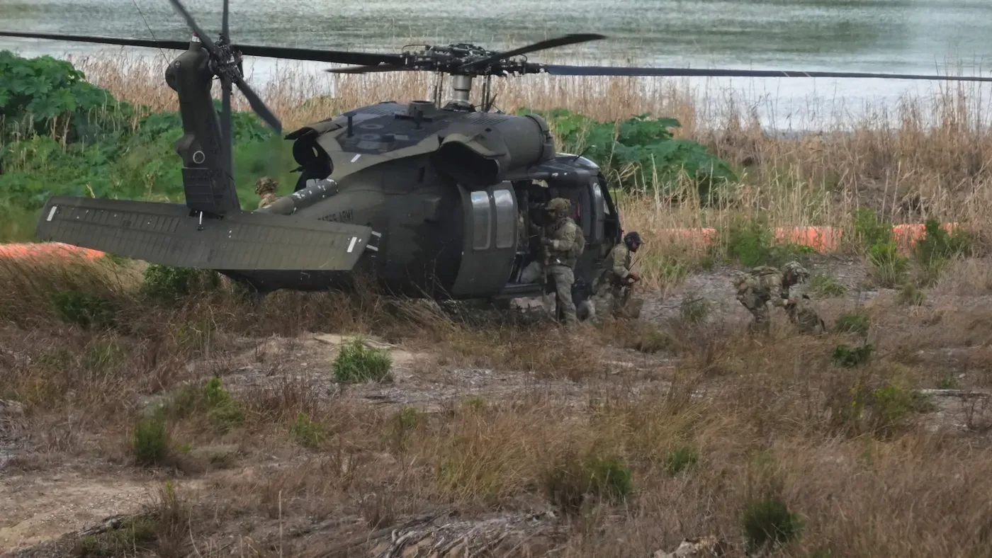 US Army showcases a quieter Rio Grande