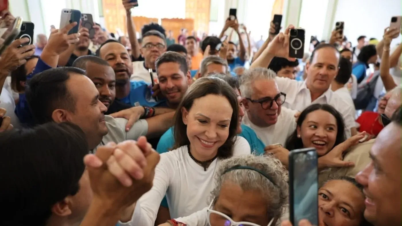 Venezuela opposition leader Machado returns after months in exile