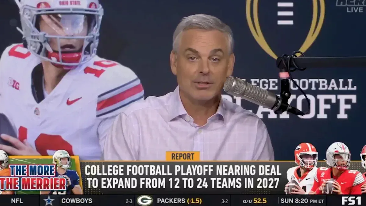 Why Colin Cowherd isn’t worried about expanded College Football Playoff