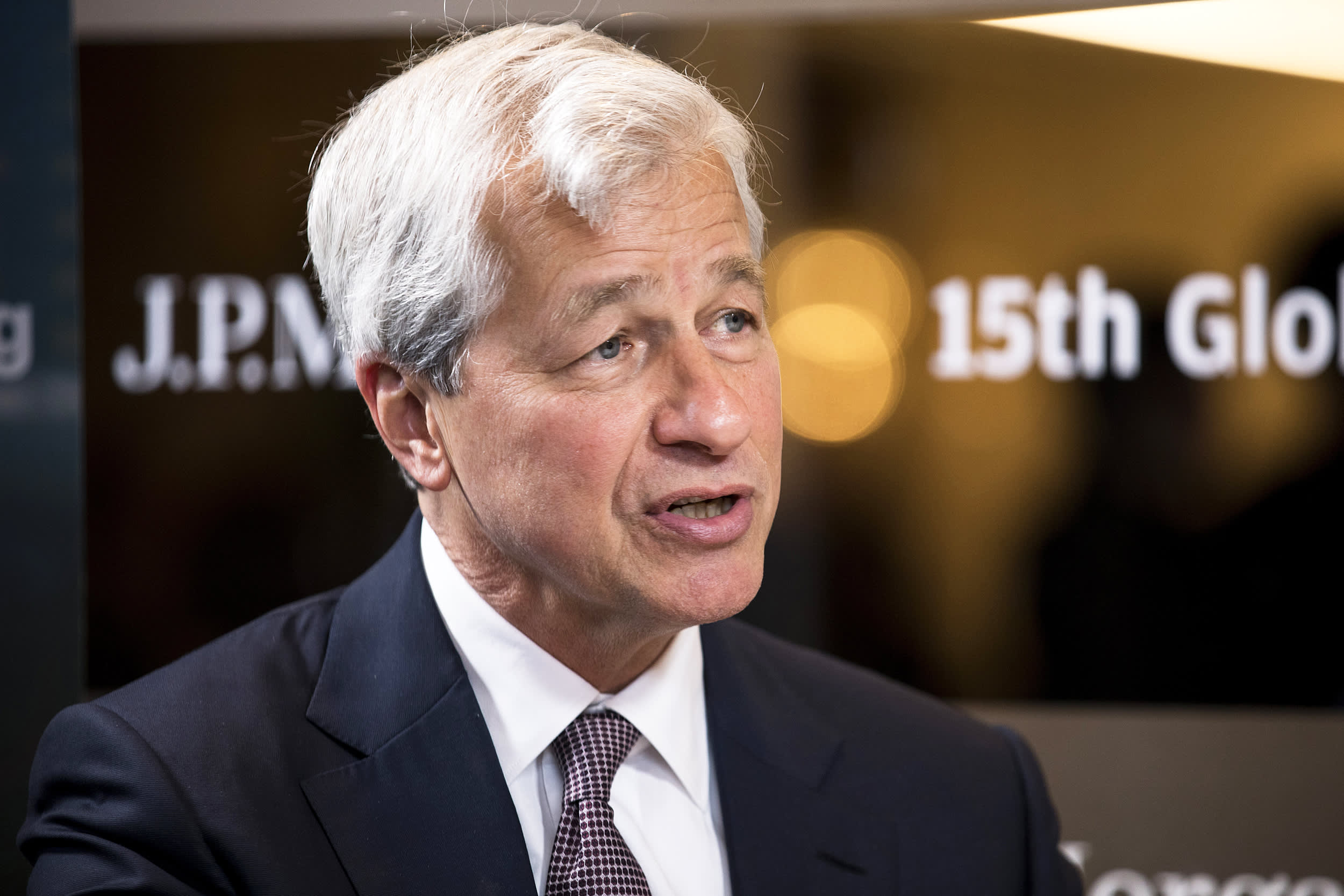 Jamie Dimon says CEOs `shouldn't be crybabies about it'