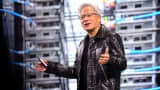 Nvidia CEO Jensen Huang gives a keynote address at CES 2025, an annual consumer electronics trade show, in Las Vegas, Nevada, U.S. Jan. 6, 2025. 