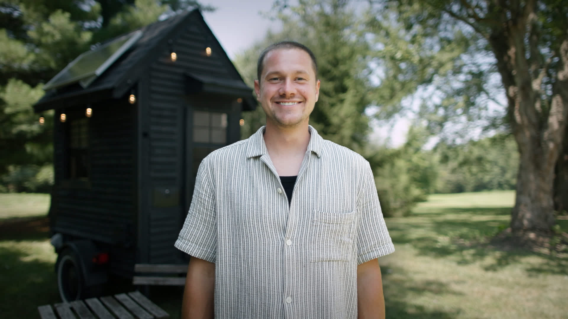 I spent $5,000 building a closet-sized tiny home — take a look inside