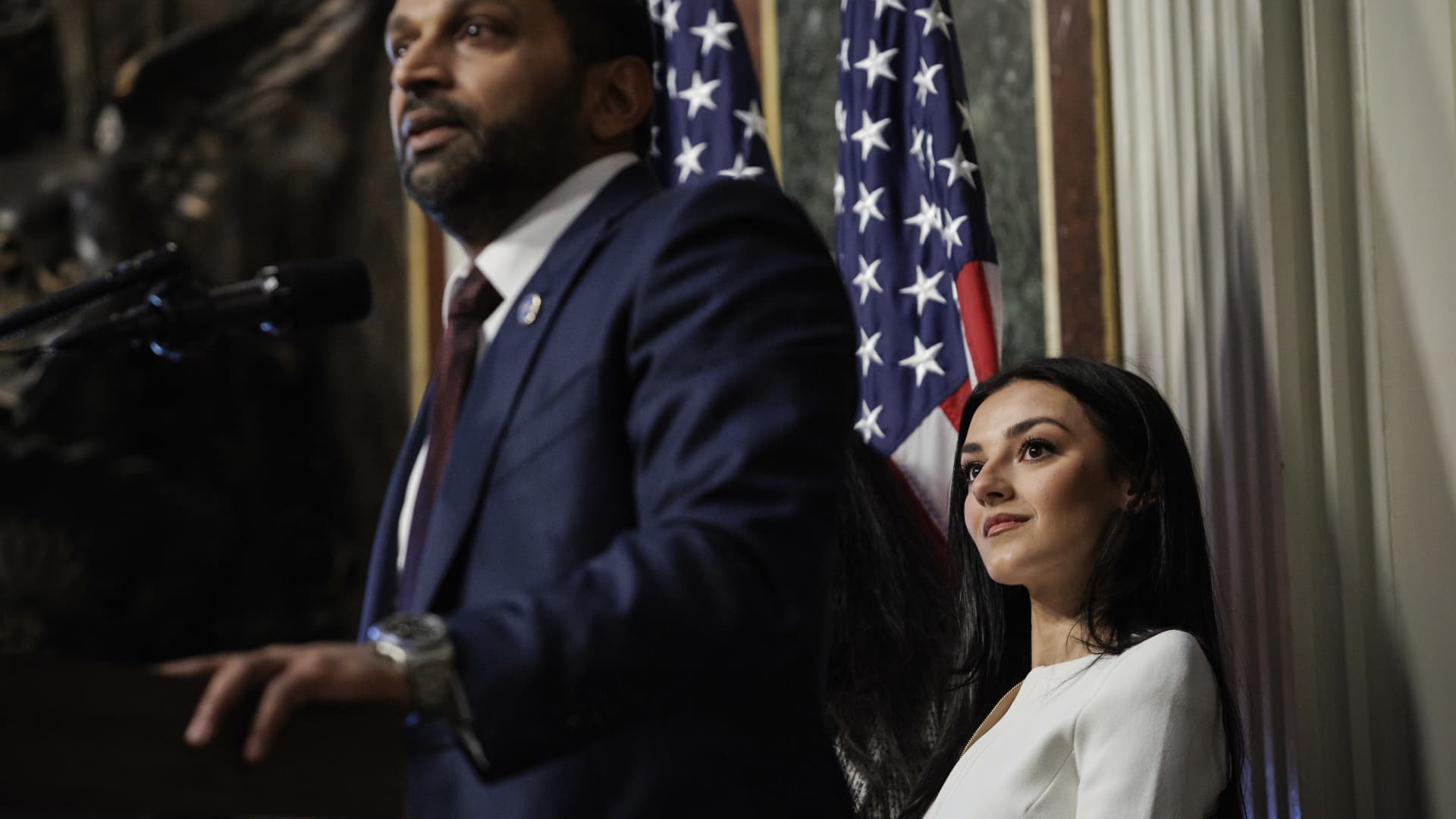 Kash Patel girlfriend Alexis Wilkins sues ex-FBI agent Kyle Seraphin