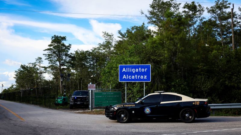 Federal court hearing about legal conditions of ‘Alligator Alcatraz’ detainees ends without immediate ruling
