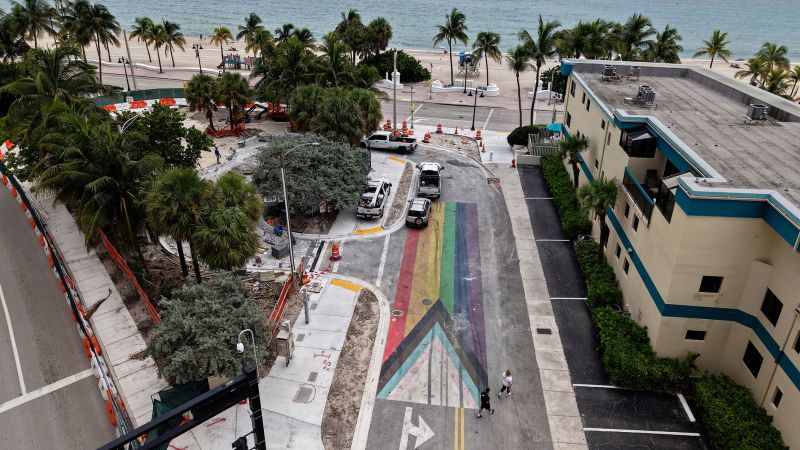 Fort Lauderdale is latest to contest rainbow crosswalk removal order as Florida cities face deadline