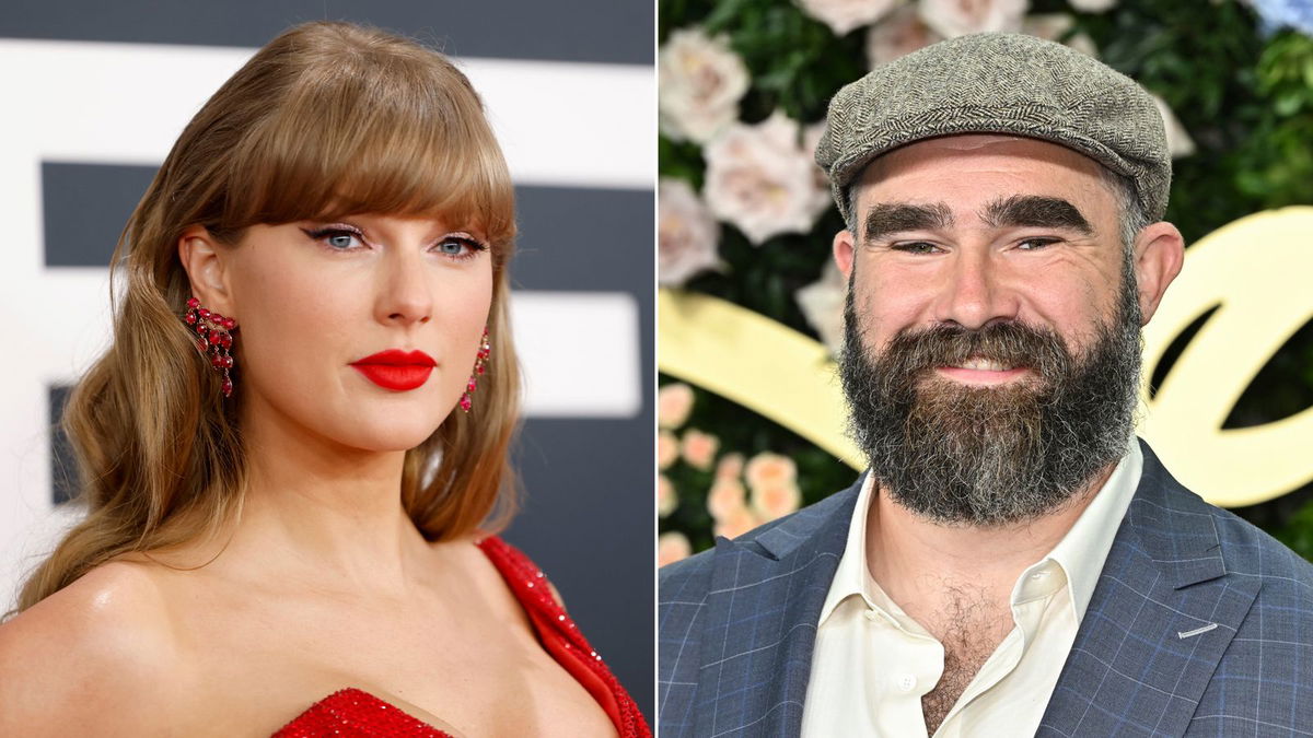 Taylor Swift’s ultimate hype man may be Jason Kelce: ‘His soul has left his body’