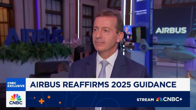 Airbus CEO: We're on track to deliver target of 820 aircrafts this year