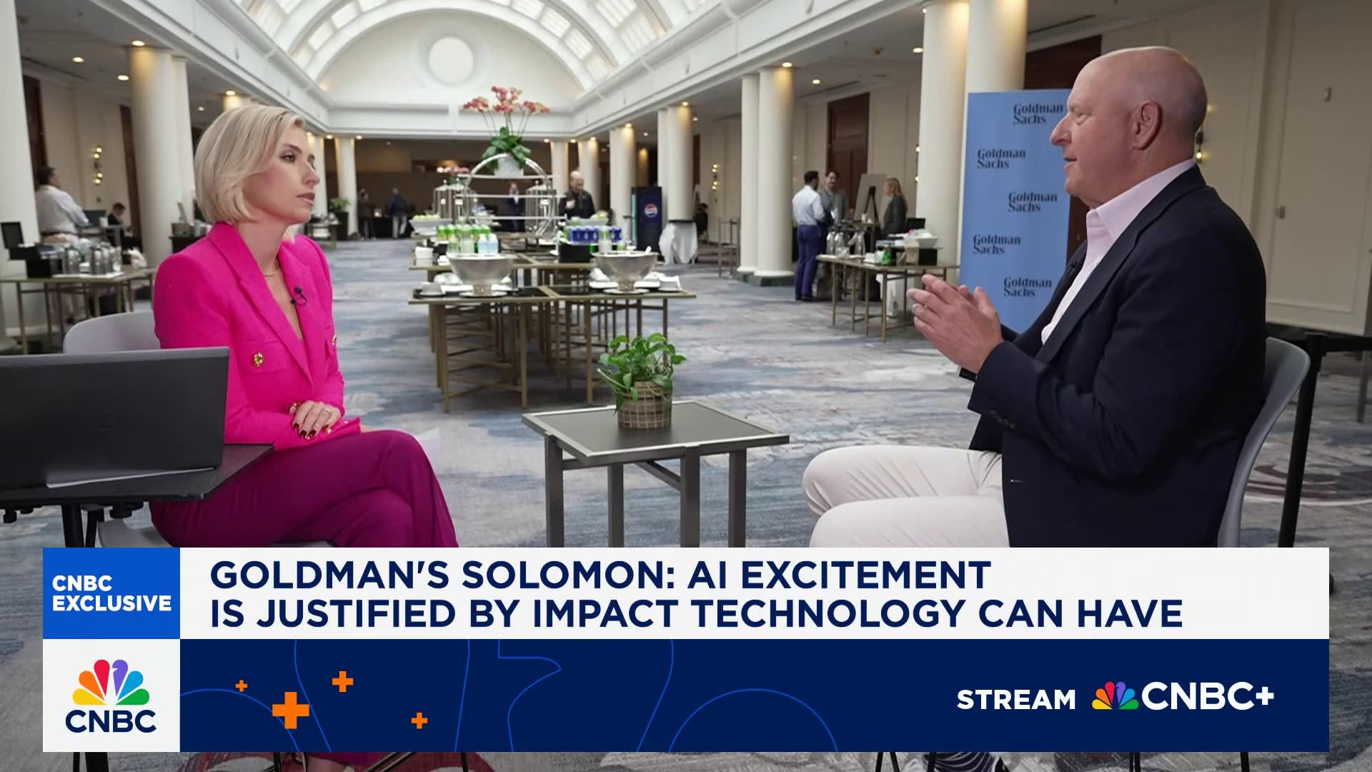 Watch CNBC's full interview with Goldman Sachs' CEO David Solomon