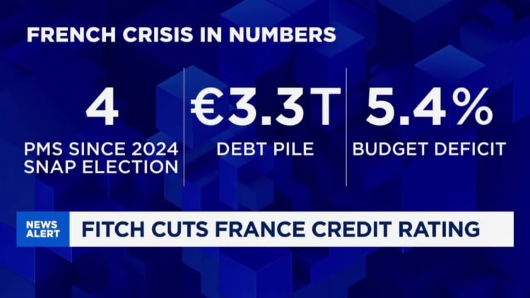 Fitch downgrades France in shock move