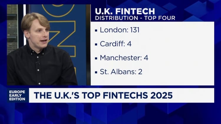 CNBC and Statista name the top UK fintechs of 2025