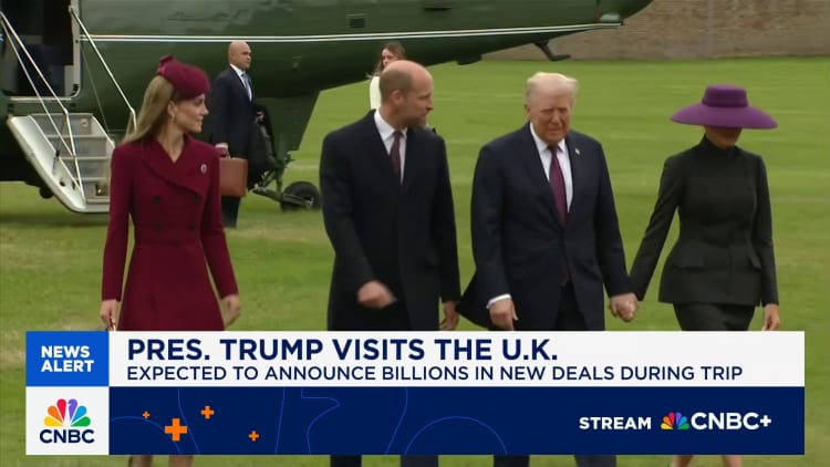 President Trump visits the UK