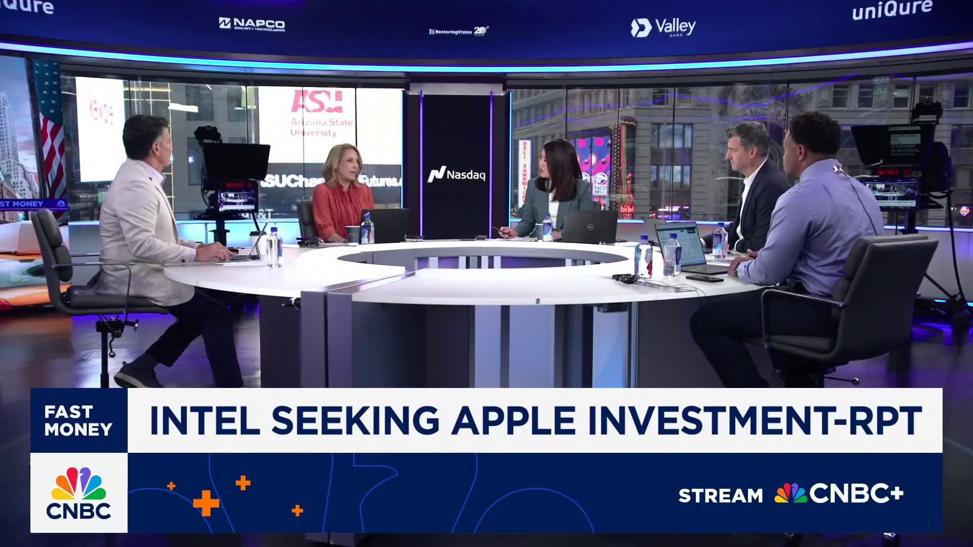 'Fast Money' traders talk possible Apple investment in Intel