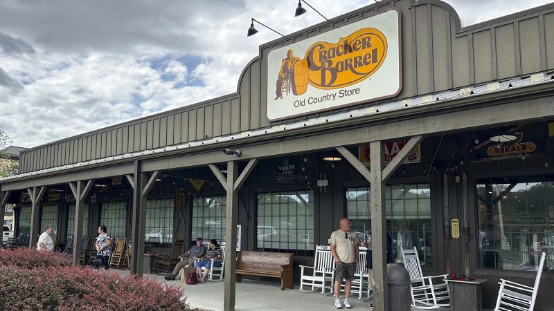 Cracker Barrel changed its logo. Then visits tumbled