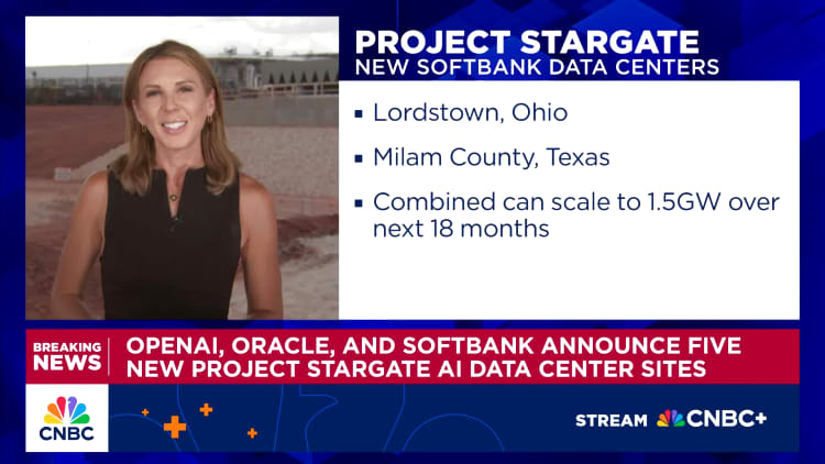 Oracle, OpenAI and SoftBank unveil $400 billion Stargate data center expansions