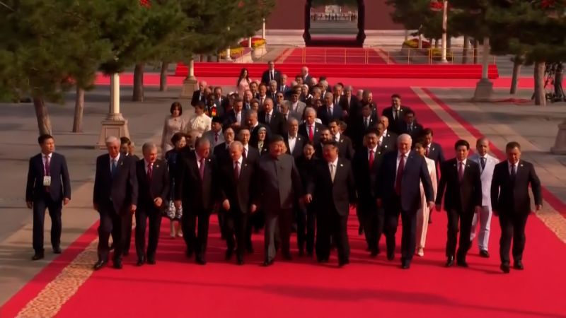 Xi, with Kim and Putin on his side, gather in Beijing for parade