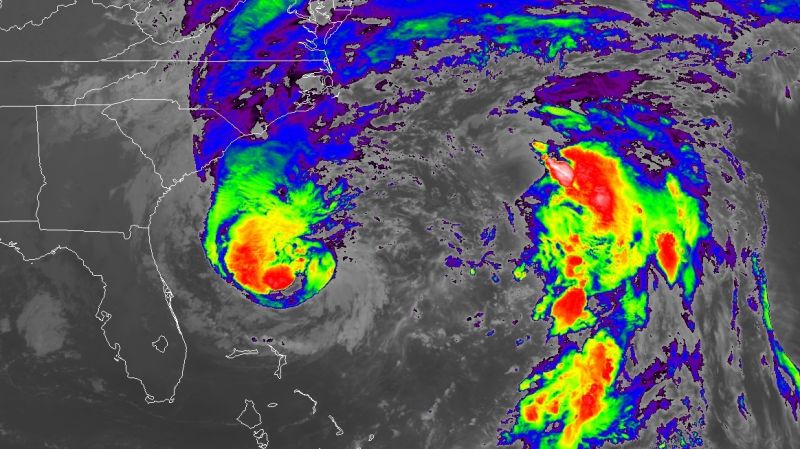 Hurricane forecast: Imelda strengthens as US Southeast coast feels impacts. Bermuda prepares for twin storms