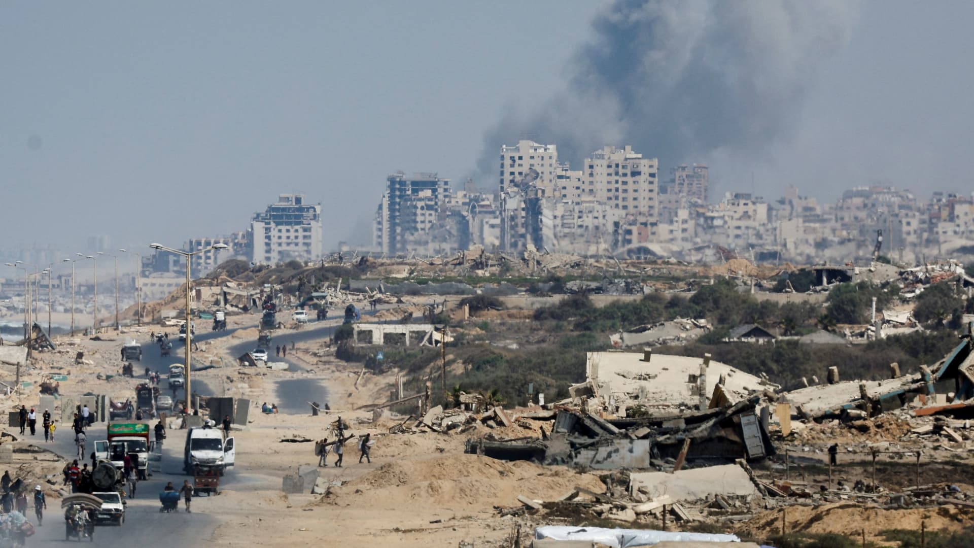 Trump says Israel must stop bombing Gaza immediately