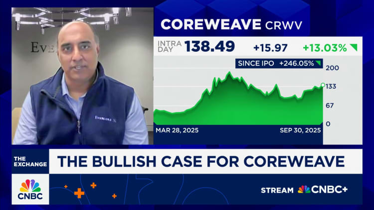 CoreWeave is an at scale AI pure play, says Evercore ISI's Daryanani