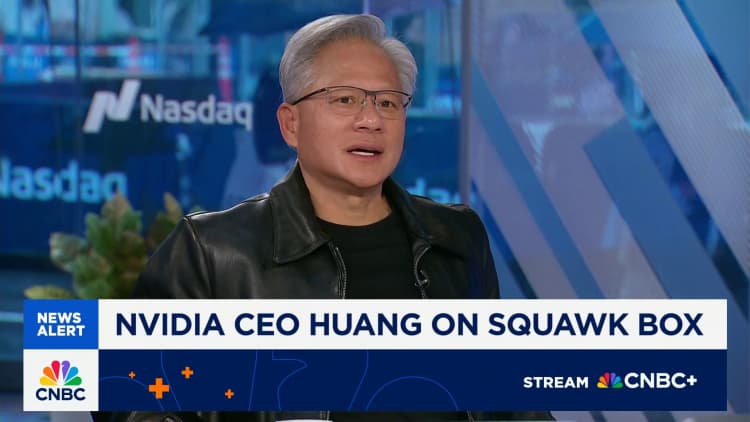Nvidia CEO Jensen Huang: Demand of AI computing has gone up 'substantially' in the last 6 months