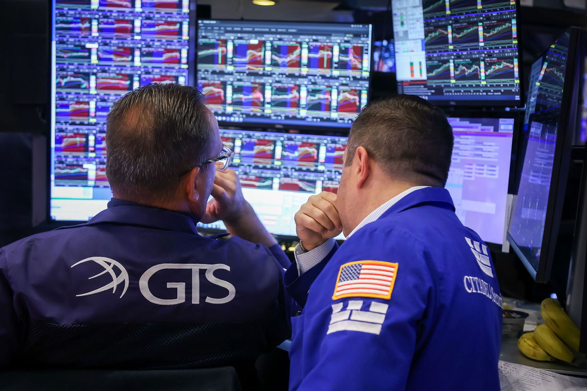 Michael Nagle/Bloomberg/Getty Images via CNN NewsourceStock futures were lower on October 1 as the US government officially entered a shutdown.