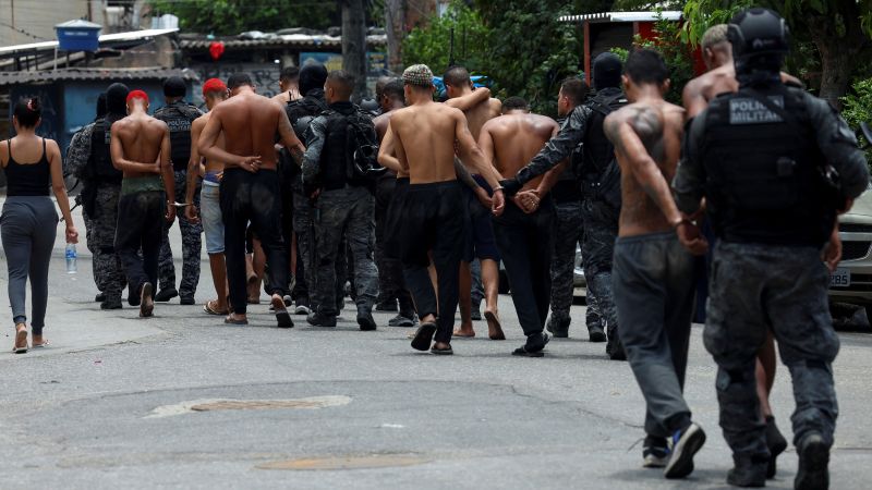 Massive police raid in Rio de Janeiro leaves at least 64 dead