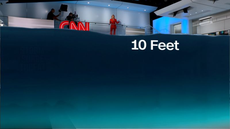 See what 10 feet of hurricane storm surge looks like