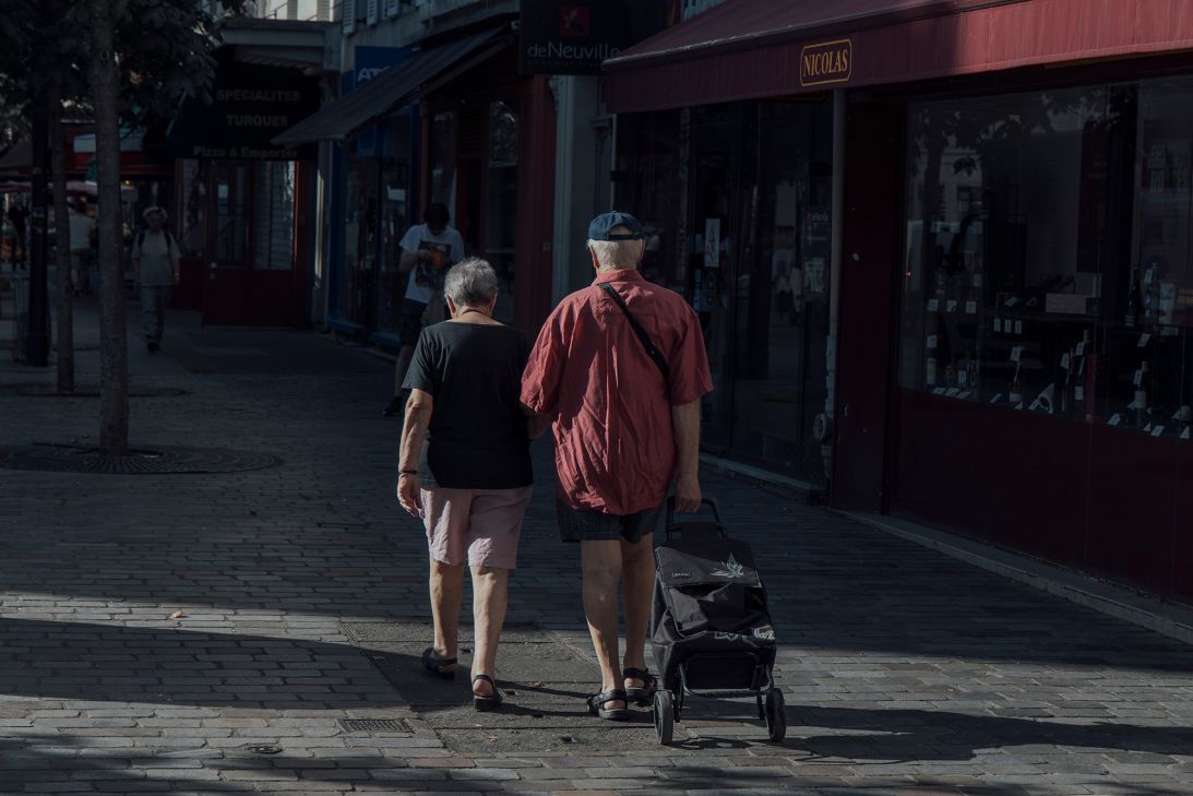 Pensioners in Paris on July 1, 2025.