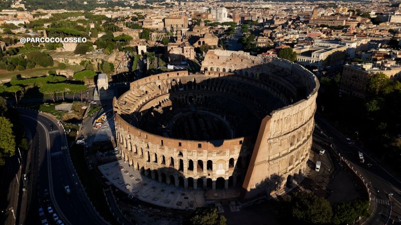 Video: Newly re-opened passageway beneath the Roman Colosseum was used by emperors