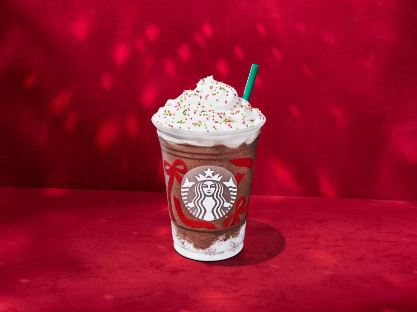 The Frozen Peppermint Hot Chocolate will only be sold at Starbucks locations inside Target stores.