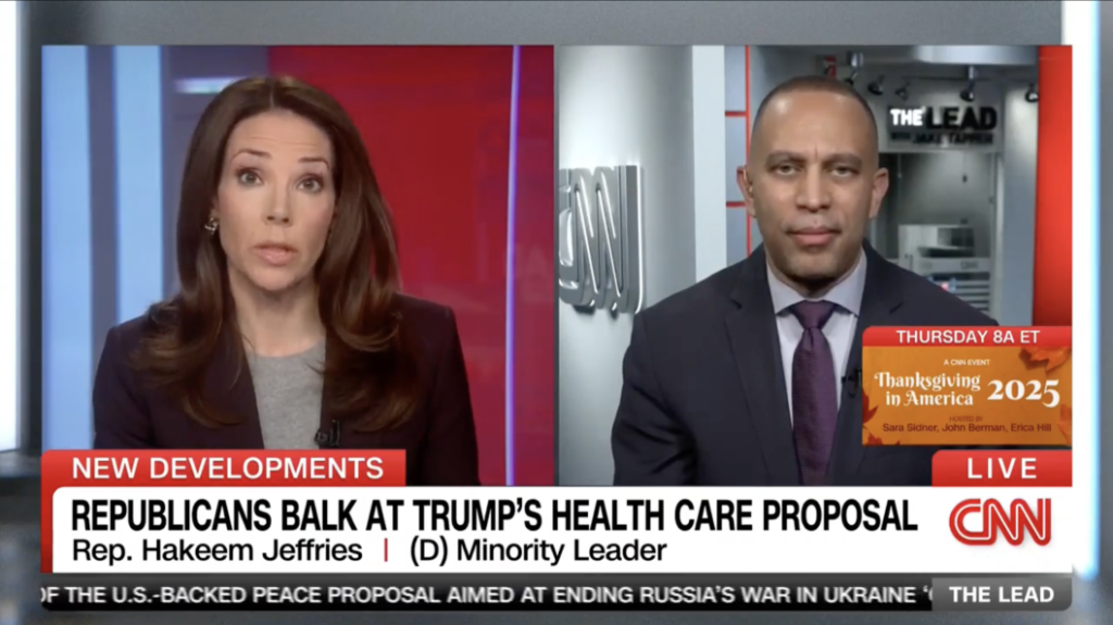 HOUSE REPUBLICANS “HAVE ZERO INTEREST IN KEEPING HEALTHCARE AFFORDABLE” – Congressman Hakeem Jeffries