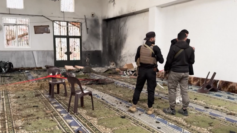 Deadly explosion at Syrian mosque during Friday prayers