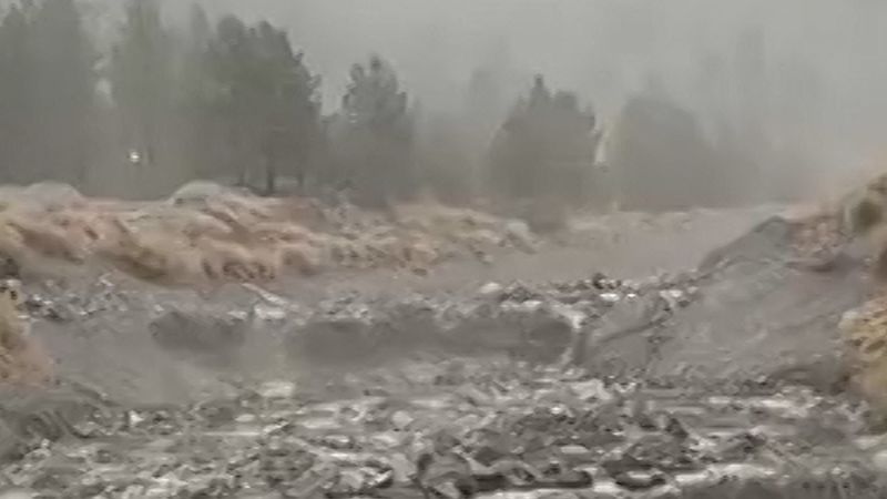 CNN on the ground as ‘dangerous scenario’ unfolds in California from potent storm