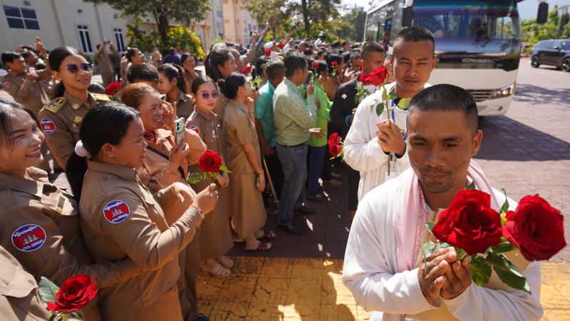 Thailand frees 18 Cambodian soldiers held since July under new ceasefire deal