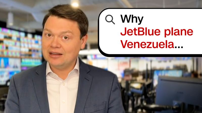 Why JetBlue plane Venezuela is trending