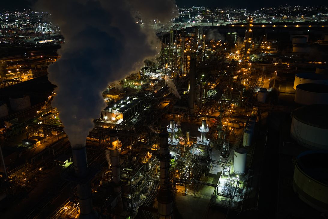 The Phillips 66 Los Angeles refinery in Wilmington, California, on March 21, 2024.
