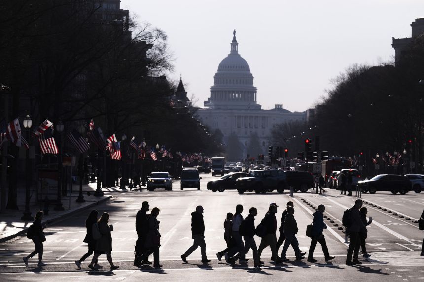 Federal payrolls fell by 271,000 in 2025.
