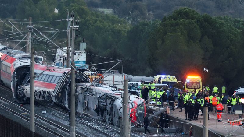 High-speed train crash kills dozens in Spain, many more injured