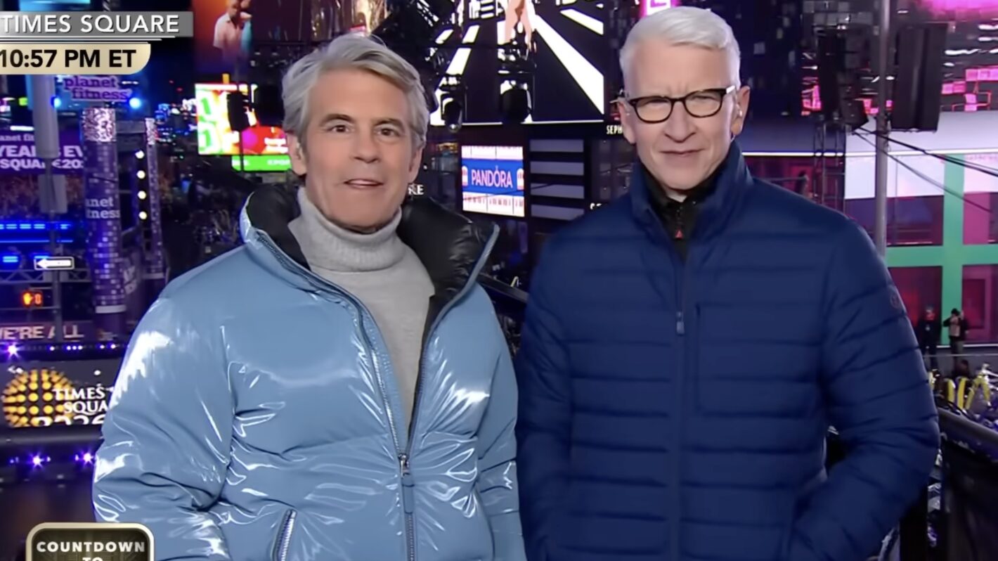 Andy Cohen and Anderson Cooper