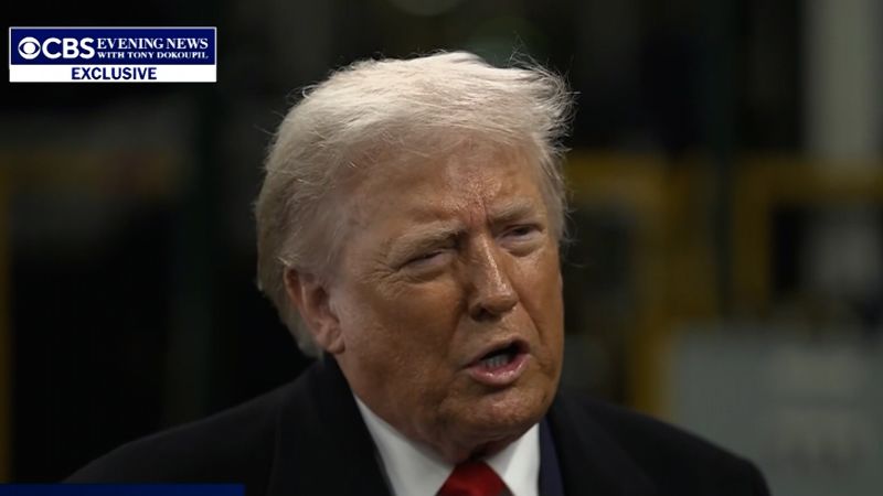 Reporter asks Trump about his message to father of woman who was killed by ICE